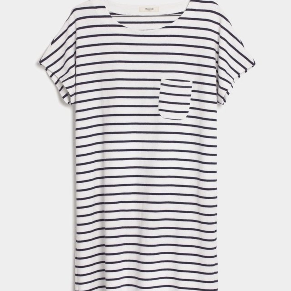 Super cute and comfy Madewell Pocket tee dress